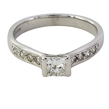 Platinum Diamond 0.50cts Ring size K